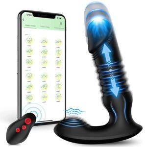 Automatic APP Remote Control Butt Plug Telescopic Prostate Massage Toy - Image 2