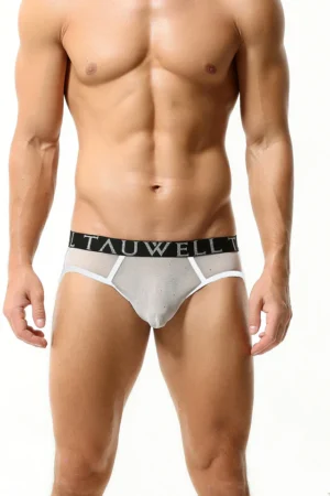 Sexy Mesh String Briefs - Image 3