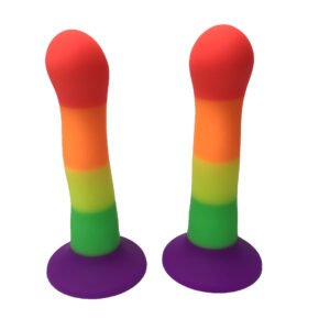 Color Special-shaped Liquid Silicone Massage Backcourt Butt Plug - Image 9