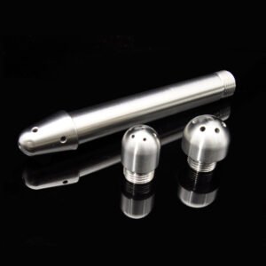 Stainless steel flush anal plug