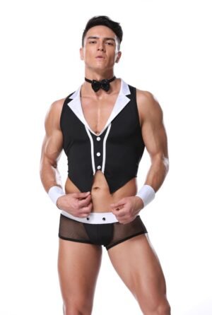 Male Servant Sexy Nightclub Fun Uniform Set - Image 8