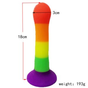 Color Special-shaped Liquid Silicone Massage Backcourt Butt Plug - Image 6