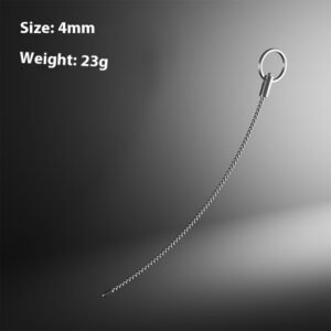 Stainless Steel Beaded Urethral Sound - Image 6