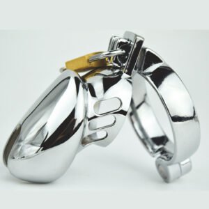 Metal Male Chastity Device Toy