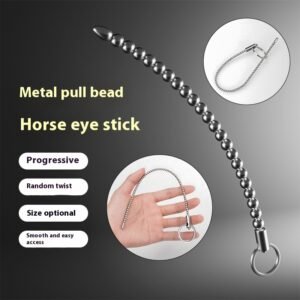 Stainless Steel Beaded Urethral Sound - Image 2