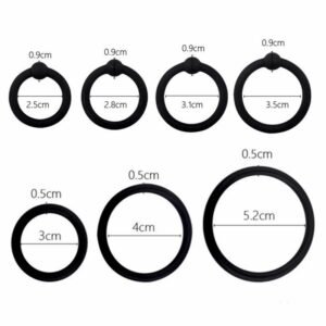 Silicone Cock Ring - set of 3, 4, or 7 - Image 2