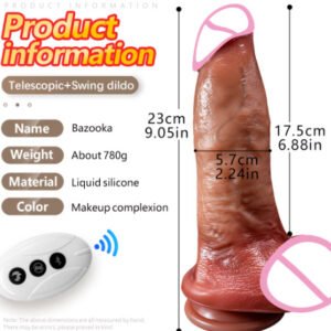 Strong Thrust Swing Simulation Dildos Super Soft Liquid Silicone Dildo - Image 6