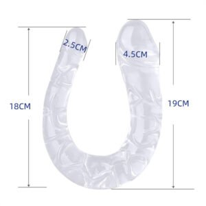 Double-headed Dragon Transparent Crystal Silicone Toy - Image 8