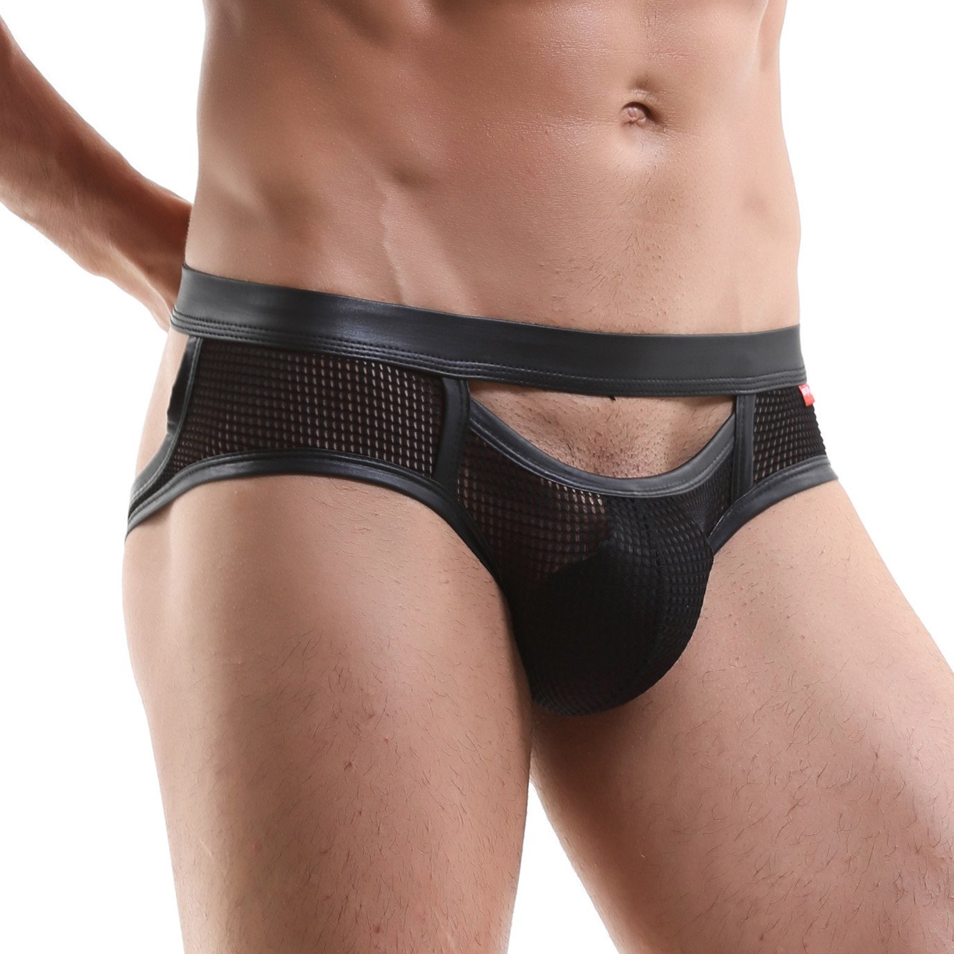 Men's Hollow Back Double Thong Underpants - Image 5