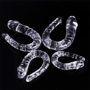 Double-headed Dragon Transparent Crystal Silicone Toy - Image 3