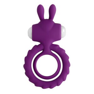 Silicone Vibration Toys Rabbit Ring - Image 4