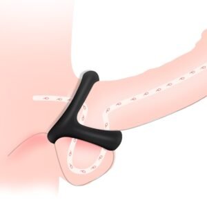 Shark Head Liquid Silicone Men's Horseshoe Ring