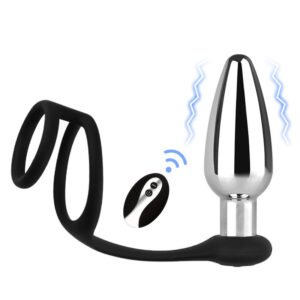 Thread Metal Remote Control Vibration Sex Toy Butt Plug &  Prostate Toys Sex Toys Men And Women Masturbation Toys - Image 6