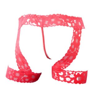Men's Sexy Transparent Lace Bag Jocks, Underwear &  Activewear Flat Leg Leggings Sexy Jocks, Underwear &  Activewear - Image 6