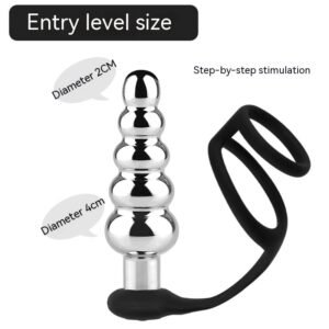 Thread Metal Remote Control Vibration Sex Toy Butt Plug &  Prostate Toys Sex Toys Men And Women Masturbation Toys - Image 7