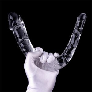 Double-headed Dragon Transparent Crystal Silicone Toy - Image 2
