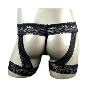 Men's Sexy Transparent Lace Bag Jocks, Underwear &  Activewear Flat Leg Leggings Sexy Jocks, Underwear &  Activewear - Image 10