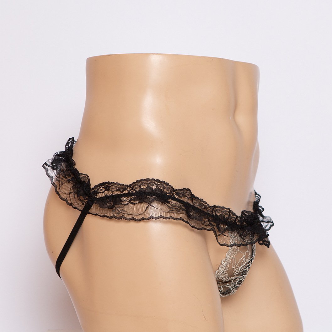 Men's Lace Low Waist Transparent Jocks, Underwear & Activewear - Image 5