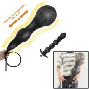 Inflatable Large Folding Butt Plug Dildos Butt Plug Vaginal Anus Expansion Prostate Dilator - Image 2