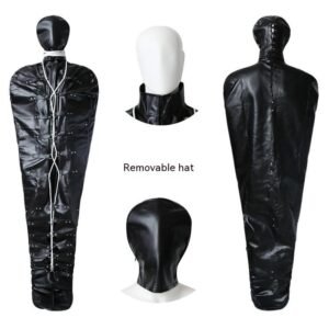 Leather Binding Belly Band Mummy Sleeping Bag
