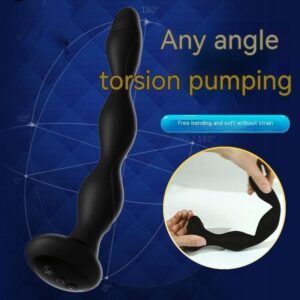 Prostate Massager Bead Pulling Female Butt Plug &  Prostate Toys Supplies