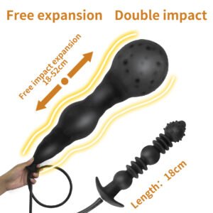 Inflatable Large Folding Butt Plug Dildos Butt Plug Vaginal Anus Expansion Prostate Dilator - Image 4