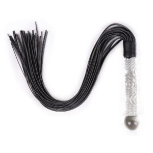Silicone & Crystal Glass Whip