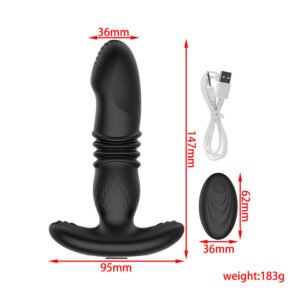 Telescopic Butt Plug &  Prostate Toys - Wireless Remote Control - Image 6